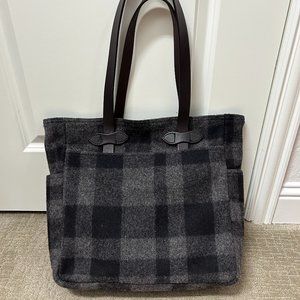 Filson Wool Plaid Tote Bag